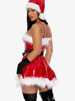 Christmas Fiber Dress Hat Two-Tone Christmas Holidays Costumes