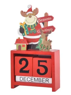 Christmas Holiday Decorations Assembled Wooden Painted Santa Claus Ornaments Children's Christmas Gifts Window Decoration
