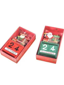 Christmas Holiday Decorations Assembled Wooden Painted Santa Claus Ornaments Children's Christmas Gifts Window Decoration