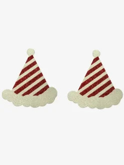 Christmas Nipple Cover Indoor Sexy Pattern Sequins Red Pasties