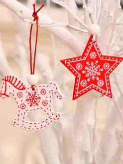 Christmas Party Supplies Wood Christmas Christmas Costume Decorations