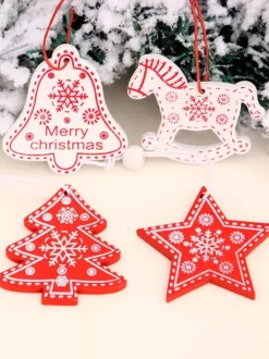 Christmas Party Supplies Wood Christmas Christmas Costume Decorations