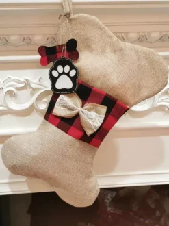 Christmas Pet Socks Christmas Decorations Christmas Socks Gift Bag