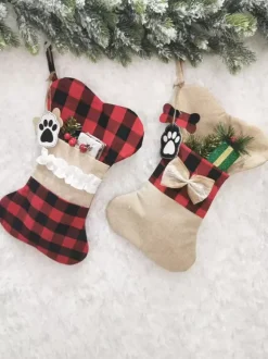 Christmas Pet Socks Christmas Decorations Christmas Socks Gift Bag