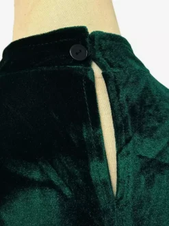 Christmas Set Dark Green Dress Accessory Hat Christmas Holidays Costumes