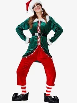 Christmas Set Green Elf 6 Piece Holidays outfits Costume