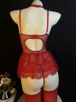 Christmas Sexy Costumes Enticing Corsets Knee-high Socks Pants Sets