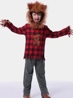 Christmas Children Werewolf Animal Costume Boy Performance