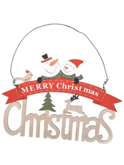Christmas Decorations Creative Wooden Pendants Color Letter Pendants Window Scene Layout Decoration