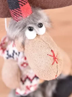 Christmas Holiday Decorations Elk Doll Doll Christmas Polyester Fiber Tree Pendant