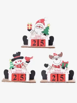 Christmas Painted Wooden Creative DIY Calendar Decorations Assembled Assembling Gifts