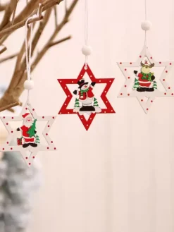 Christmas Party Supplies Wood Christmas Christmas Costume Decorations