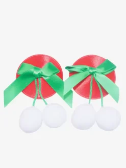 Christmas Pasties Nipple Covers Christmas Bows Green Lingerie