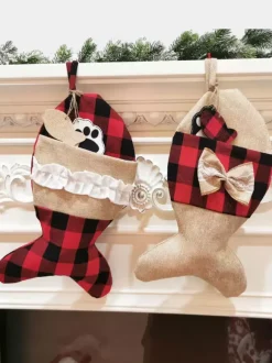Christmas Pet Socks Christmas Decorations Christmas Socks Gift Bag