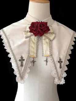 Classic Lolita Accessories Infanta Apricot Metal Details Cloak Corduroy Miscellaneous