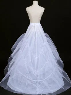 Classic Lolita Petticoats Polyester Tiered Gothic Lolita Petticoat Woman's White Lolita Underskirt