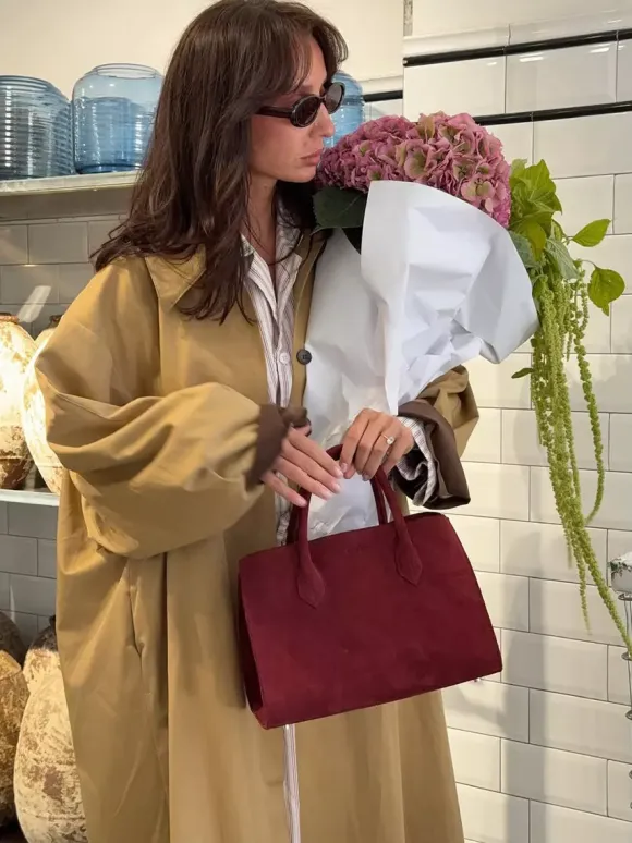 Classic Long Trench Coat For Women - Khaki Minimalist Single-Breasted Relaxed Fit Dust Coat - Spring Office-to-dinner Outerwear 2026