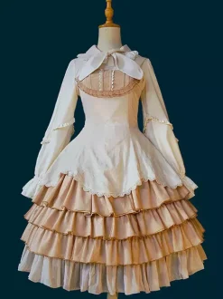 Classical Lolita Dress Lace Sleeveless Lolita Pink Dresses