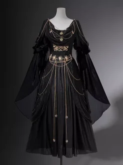 Classical Lolita Dress Greek Style Night Messenger Lolita Chiffon Dress
