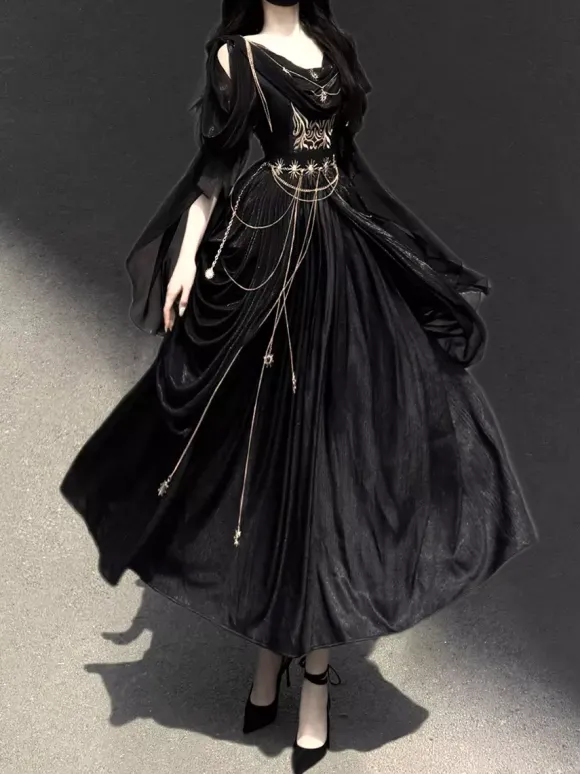 Classical Lolita Dress Greek Style Night Messenger Lolita Chiffon Dress