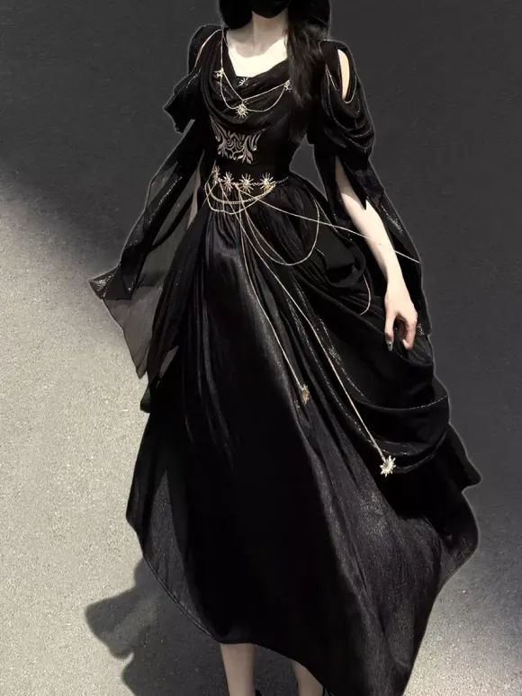 Classical Lolita Dress Greek Style Night Messenger Lolita Chiffon Dress
