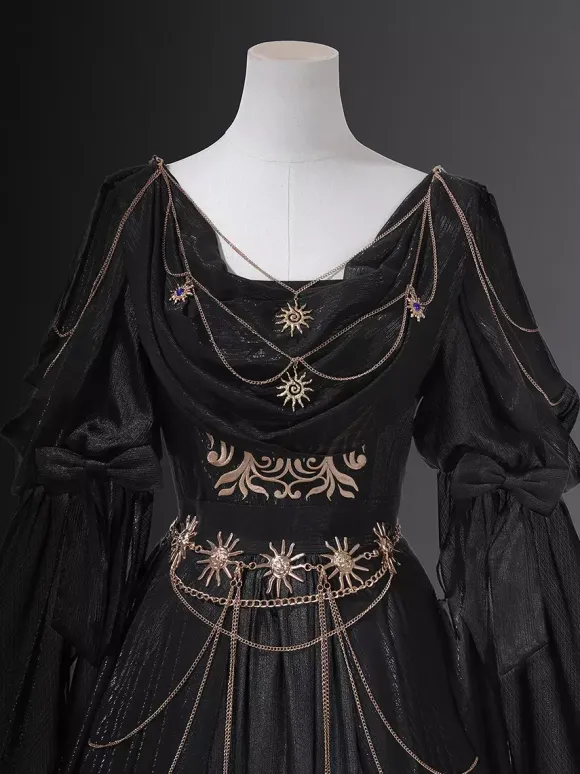 Classical Lolita Dress Greek Style Night Messenger Lolita Chiffon Dress