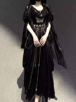 Classical Lolita Dress Greek Style Night Messenger Lolita Chiffon Dress