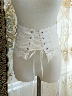 Classic Lolita Corset Lace Jacquard Lolita Bustier