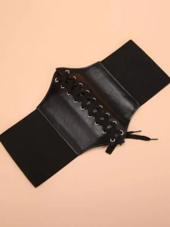 Classic Lolita Corset Lace Up Grommet Lolita Corsage