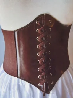 Classic Lolita Corset Lace Up Grommet Lolita Corsage