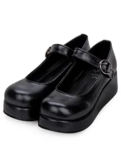 Classic Lolita Pumps Platform Round Toe Lolita Shoes