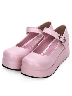 Classic Lolita Pumps Platform Round Toe Lolita Shoes
