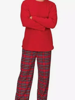 Classic Red Plaid Family Christmas Pajamas Set 2026