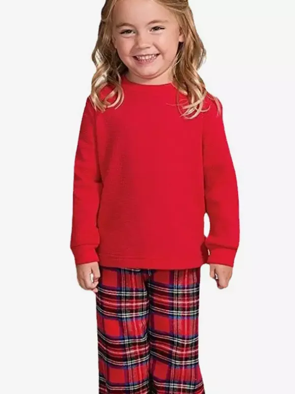 Classic Red Plaid Family Christmas Pajamas Set 2026