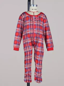 Classic Red Plaid Family Christmas Pajamas Set 2026