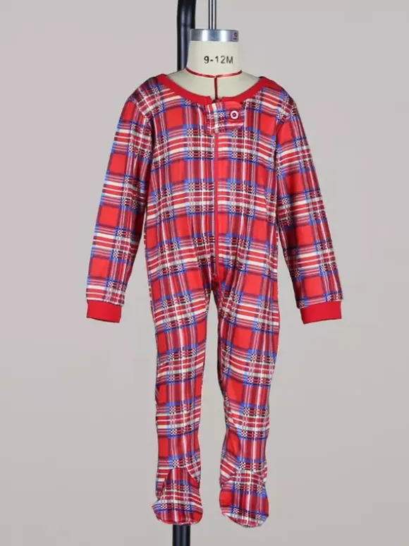 Classic Red Plaid Family Christmas Pajamas Set 2026