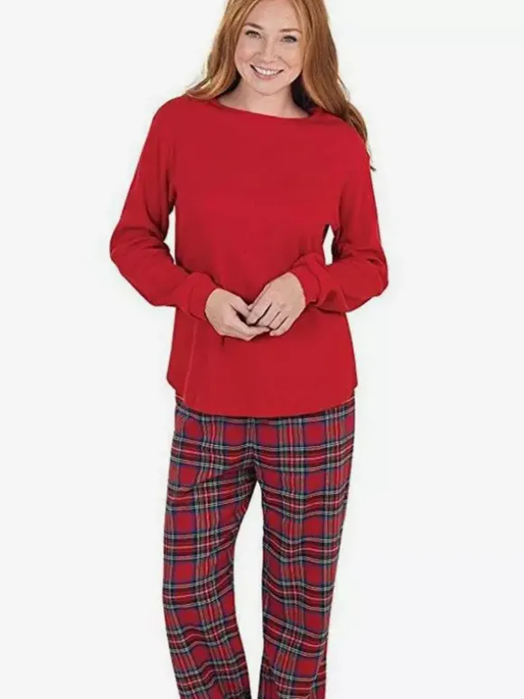 Classic Red Plaid Family Christmas Pajamas Set 2026