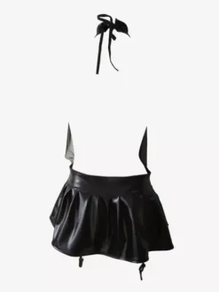 Club Dress In Black Backless Halter Neckline Club Sexy Mini Dress For Women 2026