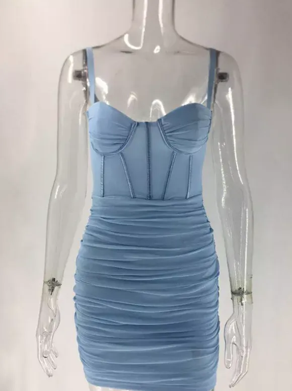 Club Dress Straps Neck Sexy Straps Backless Lilac Sexy Dress