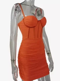 Club Dress Straps Neck Sexy Straps Backless Lilac Sexy Dress