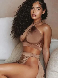 Clubwear Set For Woman 2-Piece Two Piece Set