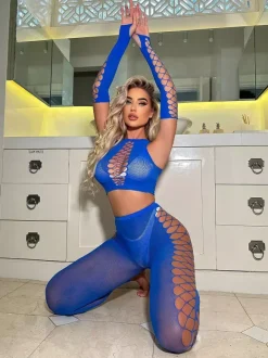 Clubwear Sets Cut Out Sleeveless Sexy Club Outfits