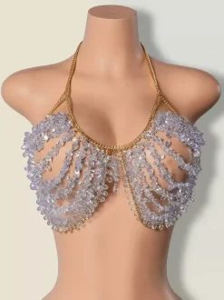 Clubwear Tops Gorgeous Halter Cut Out Tops