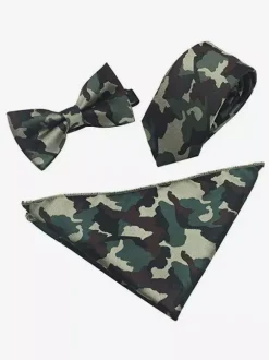6cm Men's Tie Three-Piece Square Scarf British Style Business Pocket Scarf Jacquard Collar Set