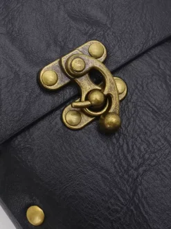 Coffee Brown Steampunk Costume Metal Details Vintage Men's Accessory