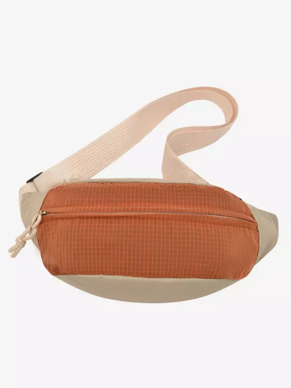 Color Block Lightweight Nylon Fanny Pack Adjustable Strap Crossbody Waist Bag Outdoor Travel Chest Purse