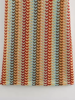 Color Block Crochet Halter Neck Midi Dress For Women Boho Chic