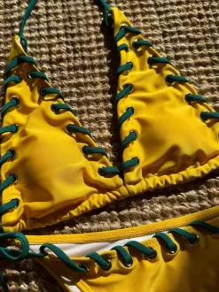 Contrast Color Sexy Halter Bikini For Summer 2026