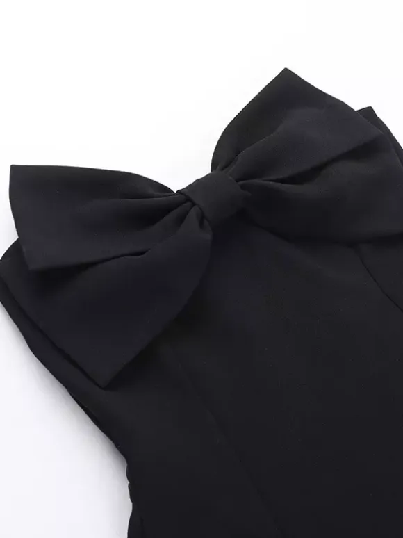 Coquette Bow Dress For Women - Strapless Sweetheart A Line Mini Dress - Summer Birthday Party 2026
