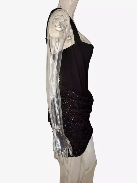 Corset Sequin Sleeveless Bodycon Mini Party Dress For Women 2026